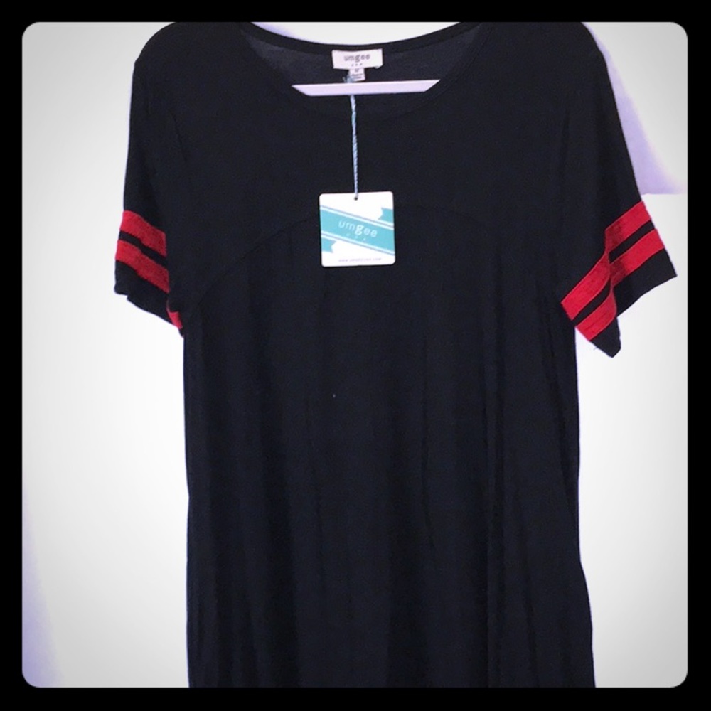 Umgee Black and Red Dress